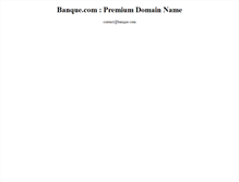 Tablet Screenshot of banque.com