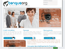 Tablet Screenshot of banque.org